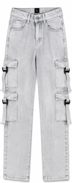 ECRU baggy momfit 8 pocket - STH-04
