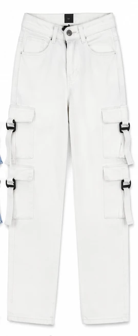 ECRU baggy momfit 8 pocket - STH-06