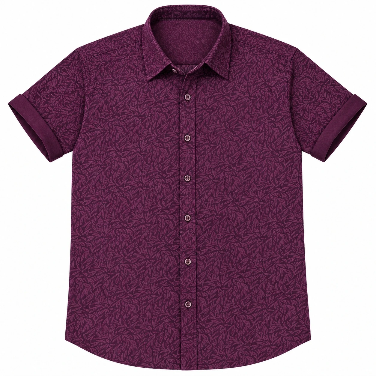 Casual  printed purple  shirt -PRT 135