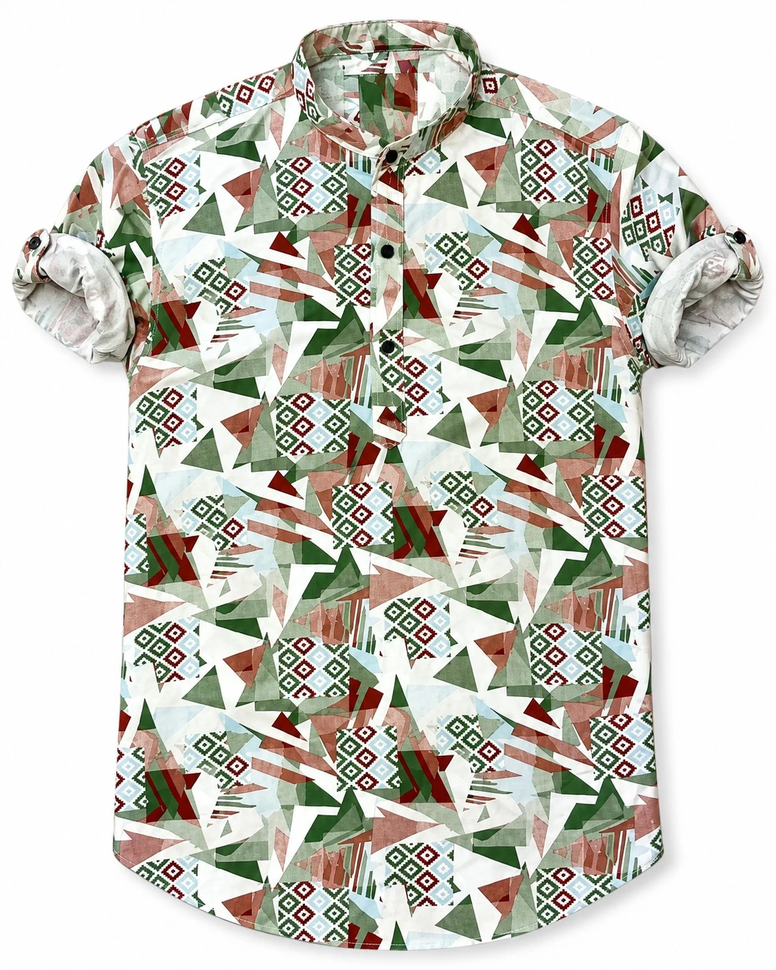 Trendy casual men's  green kurta-PRT 62