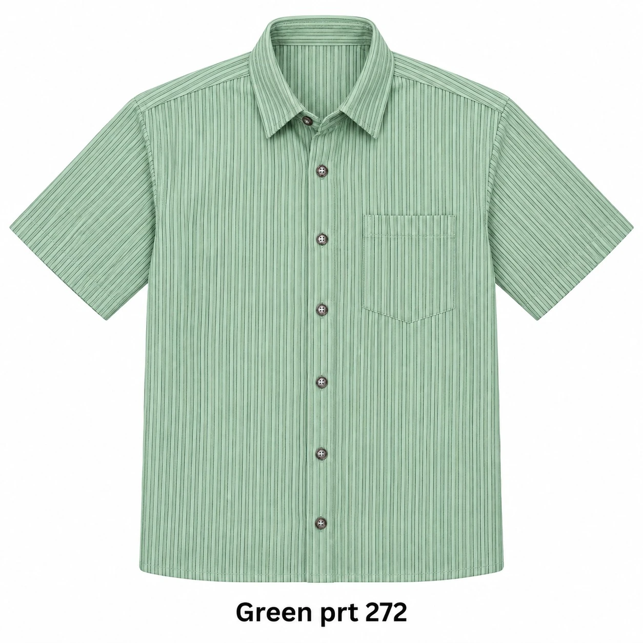 Casual printed green  shirt half sleeve- PRT 272