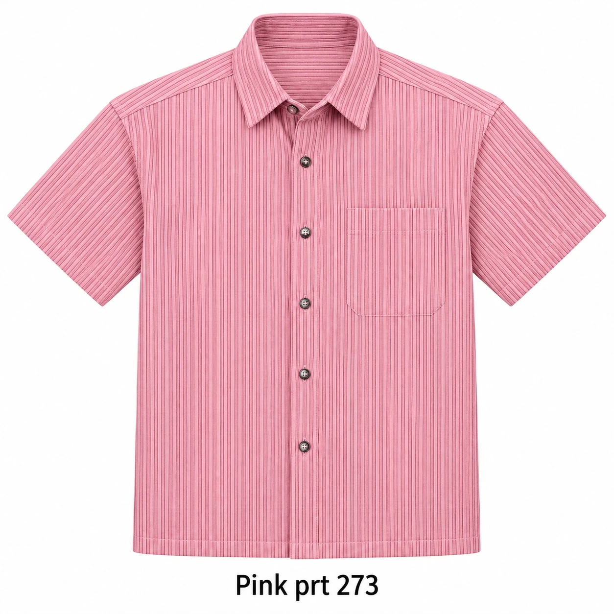 Casual printed  pink shirt half sleeve- PRT 273