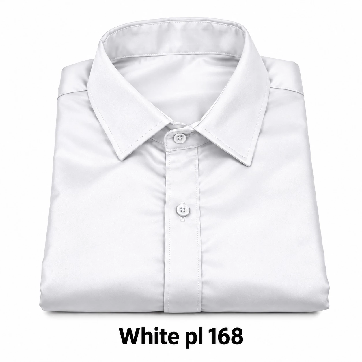 Casual  men's plain white  shirt- pl 168