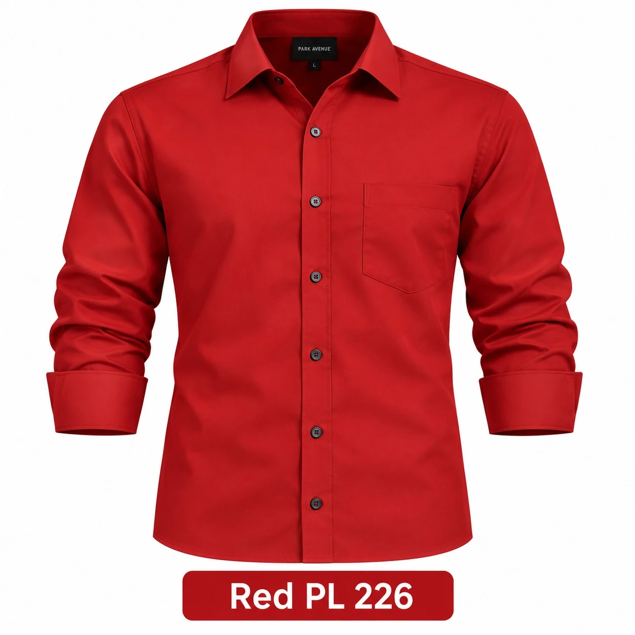 Casual plain men's red  shirt- pl 226