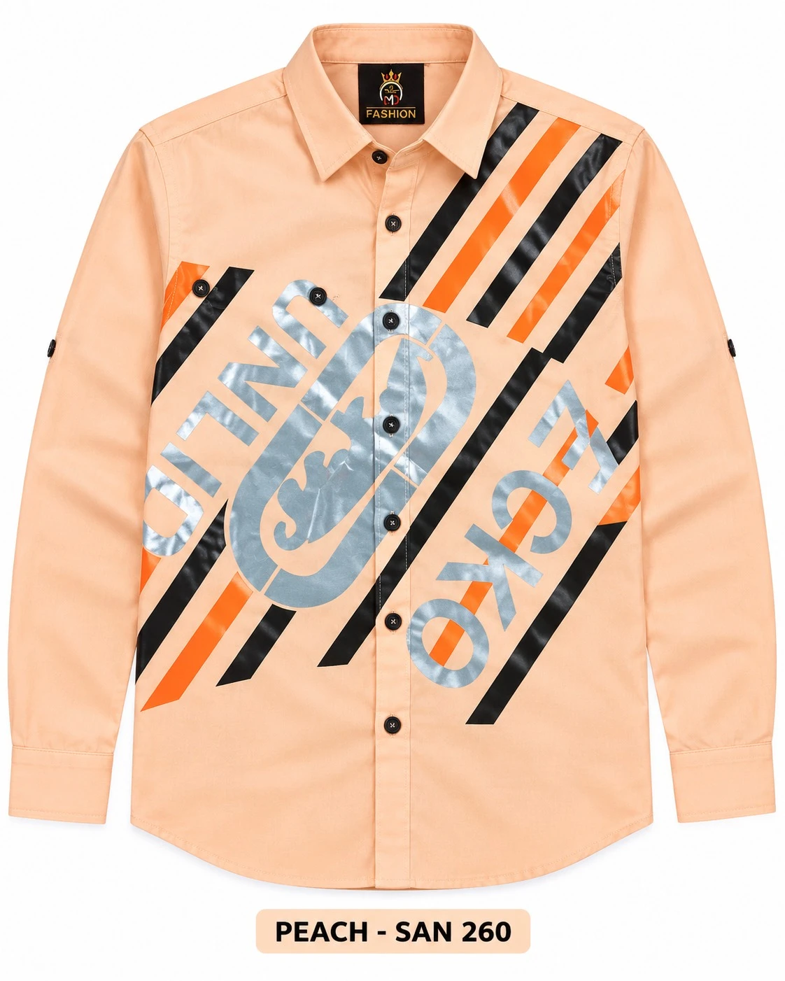 Trendy peach colour shirt -SAN 260