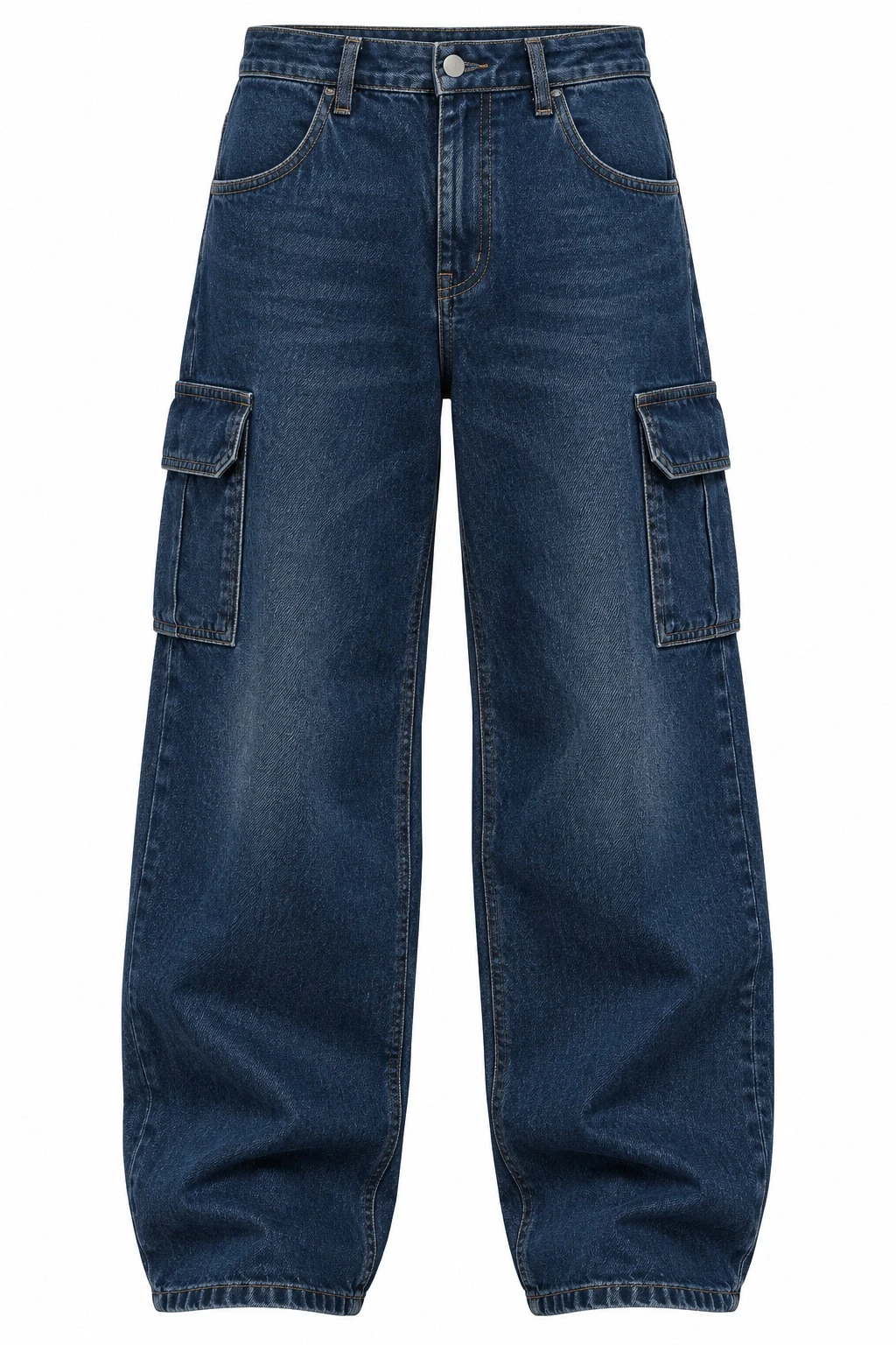 Trendy 004 cotton denim Beggy stright fit six pockets -STH 06