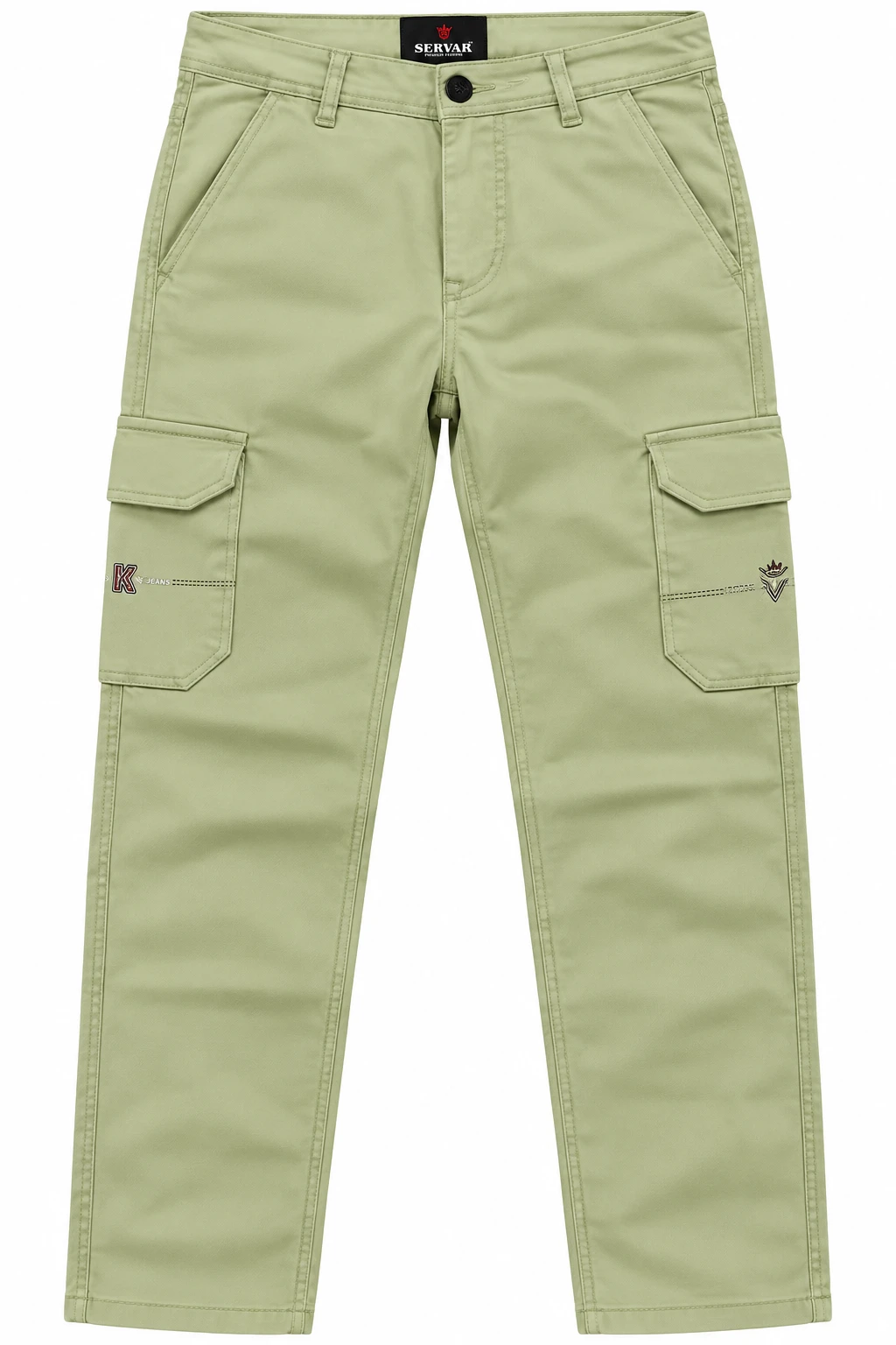 Trendy 073 malai six pockets pant- Malai 810
