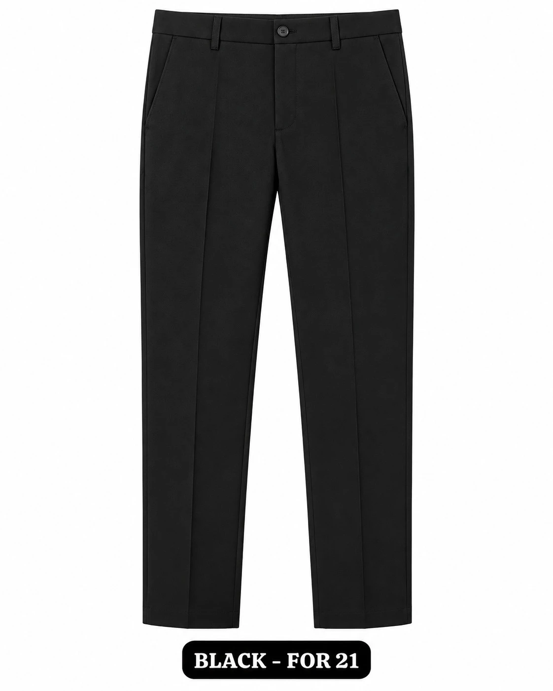Trendy formal wear cotton pant -L-FOR  21