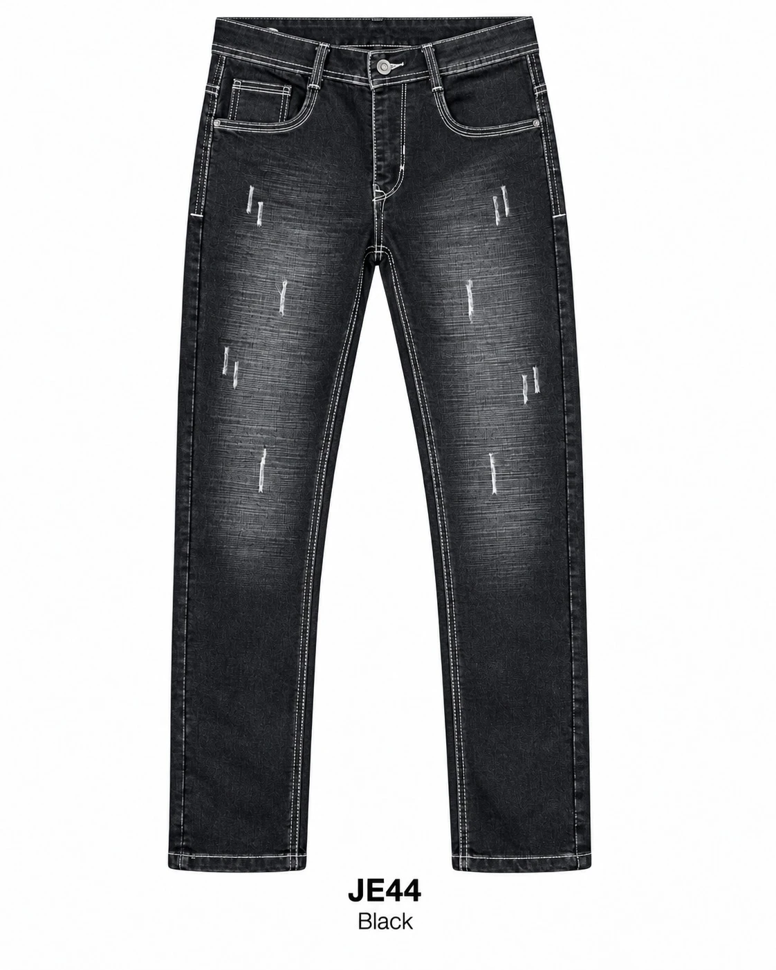Trendy fashion Black  jeans -JE 42